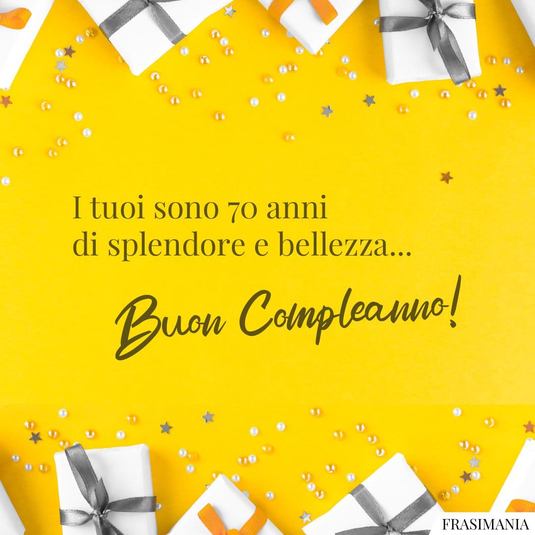 Auguri Di Buon Compleanno Per I 70 Anni Con Immagini