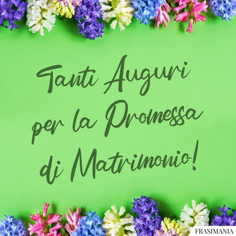 Auguri Per La Promessa Di Matrimonio Con Immagini