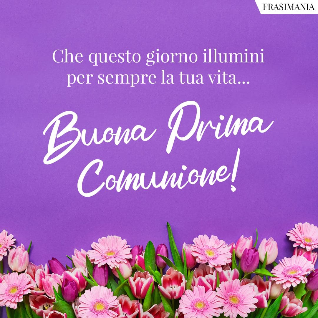 Auguri per la Prima Comunione le frasi più belle e brevi con immagini