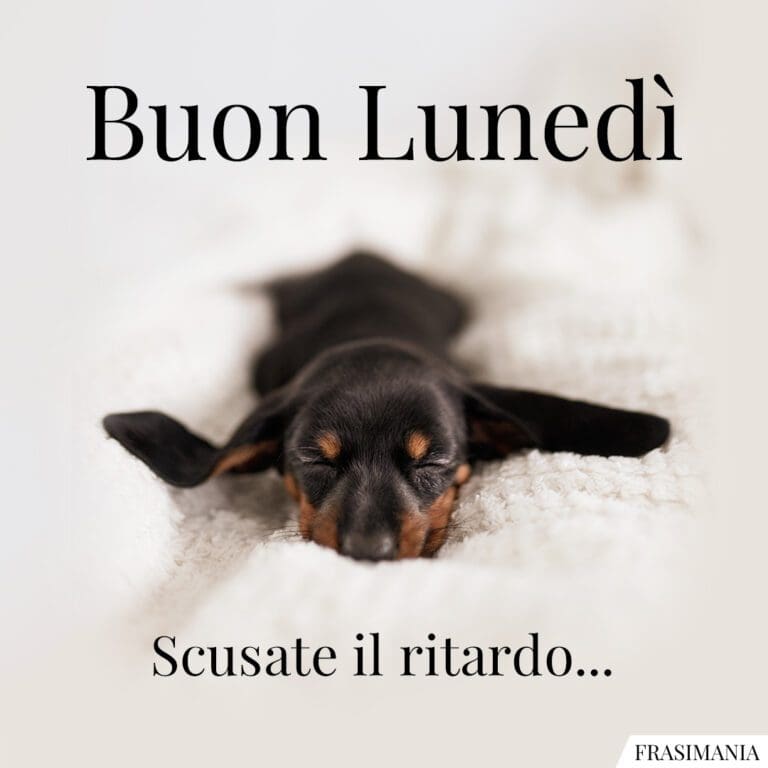 Buon Luned Scusate Il Ritardo Buongiorno Buon Lunedi Ritardo