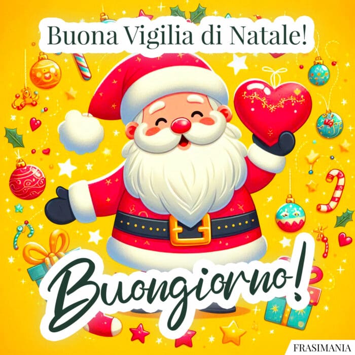 Buona Vigilia di Natale! Buongiorno!