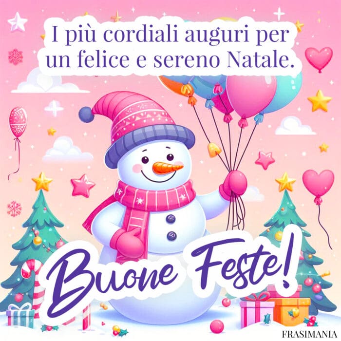 I più cordiali auguri per un felice e sereno Natale. Buone Feste!