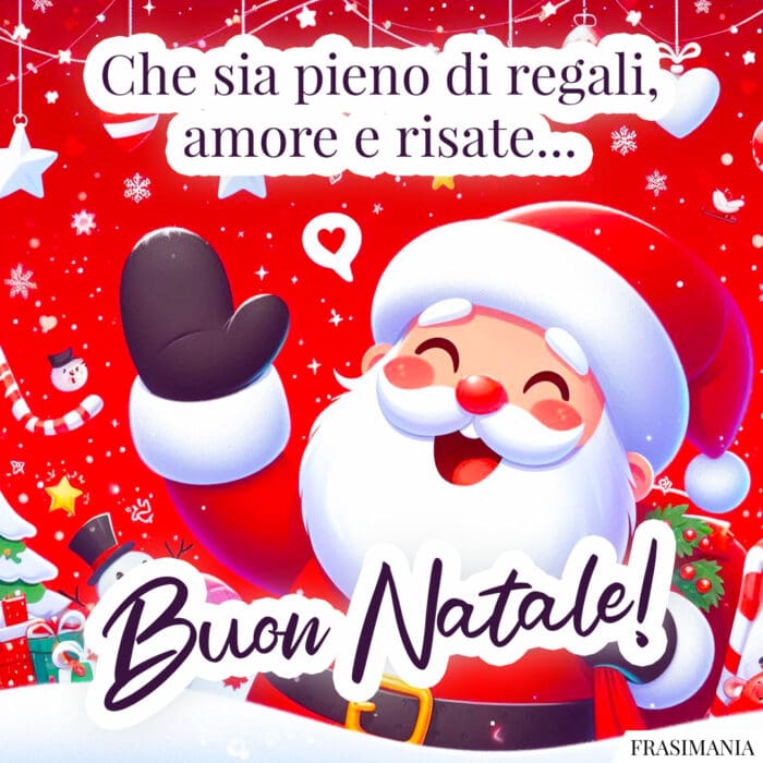 Che sia pieno di regali, amore e risate… Buon Natale!