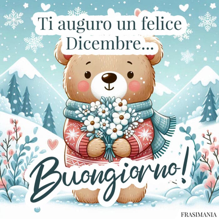 Ti auguro un felice Gennaio… Buongiorno!