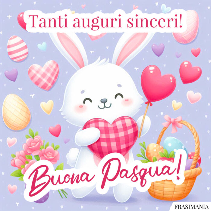 Tanti auguri sinceri! Buona Pasqua!