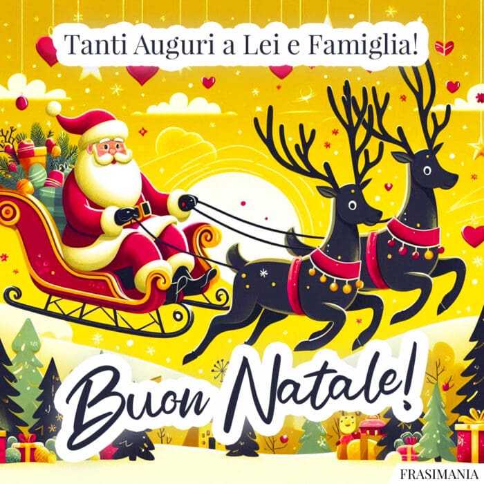 Tanti Auguri a Lei e Famiglia! Buon Natale!