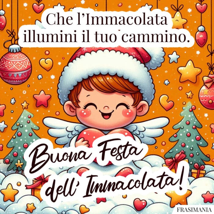 Che l’Immacolata illumini il tuo cammino. Buona Festa dell’Immacolata!