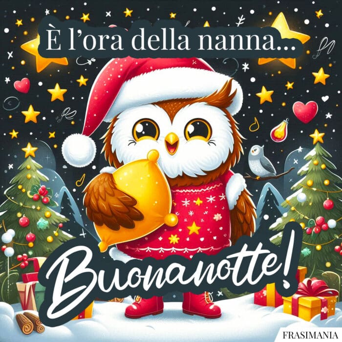 È l’ora della nanna… Buonanotte!