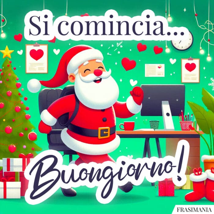 Si comincia… Buongiorno!