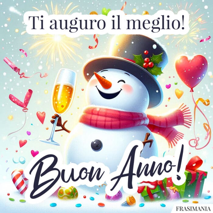 Ti auguro il meglio! Buon Anno!