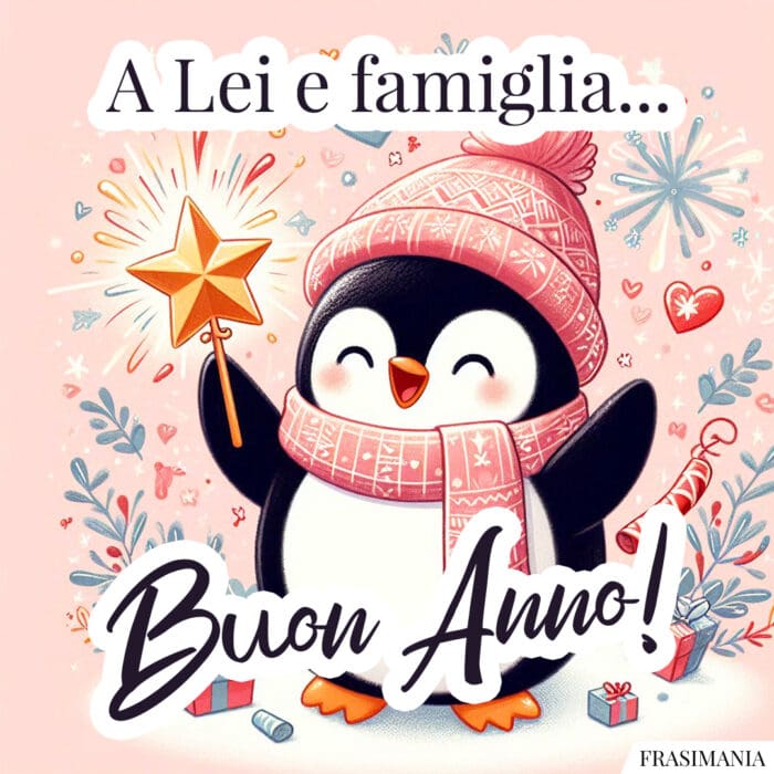 A Lei e famiglia…  Buon Anno!