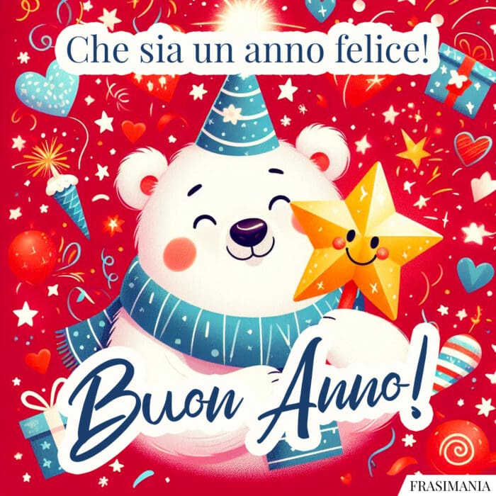 Che sia un anno felice! Buon Anno!