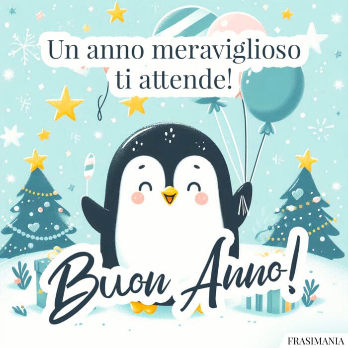 Un anno meraviglioso ti attende! Buon Anno!