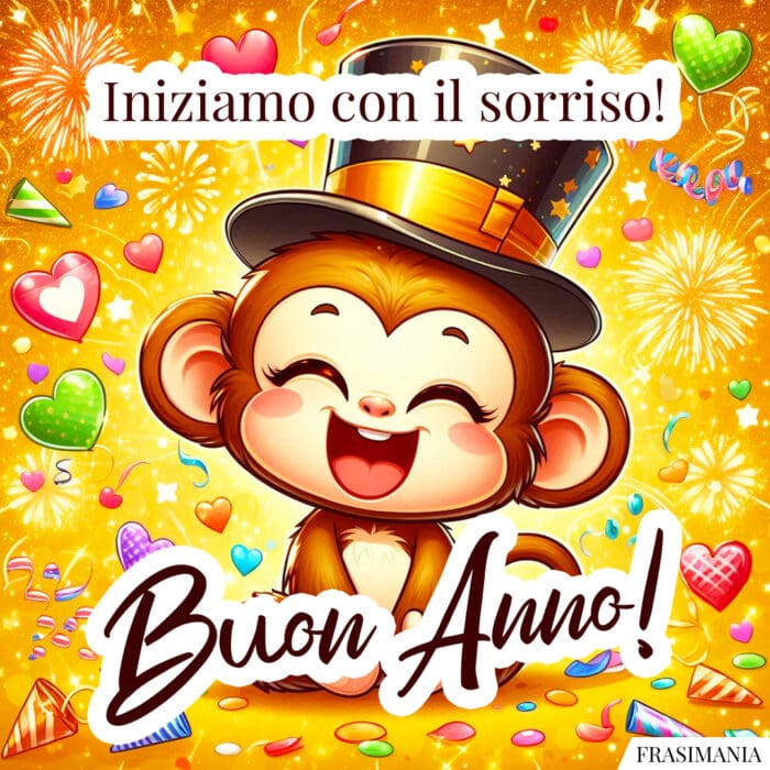 Iniziamo con il sorriso! Buon Anno!