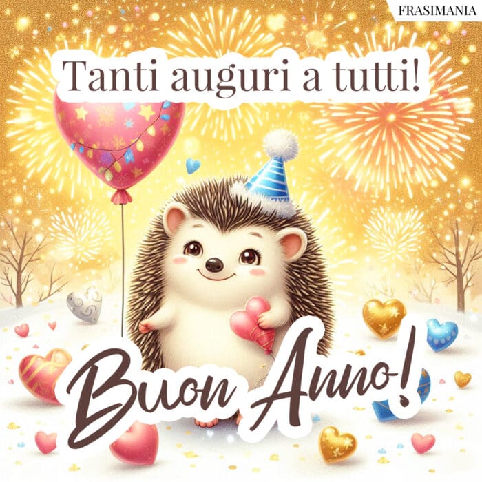 Tanti auguri a tutti! Buon Anno!