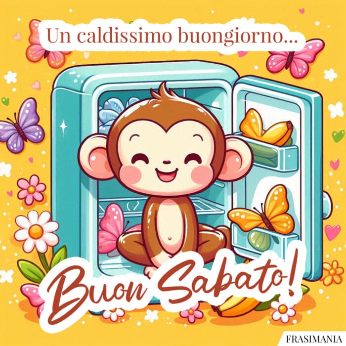 Un caldissimo buongiorno… Buon Sabato!