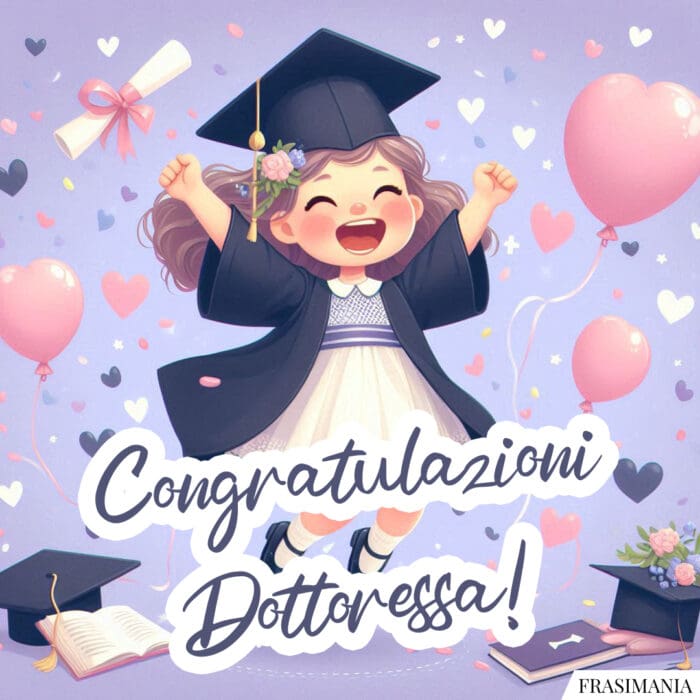 Congratulazioni Dottoressa!