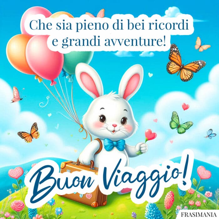 Che sia pieno di bei ricordi e grandi avventure! Buon Viaggio!