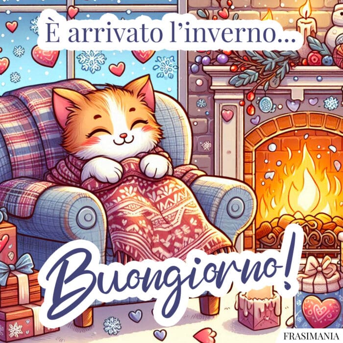 È arrivato l’inverno… Buongiorno!