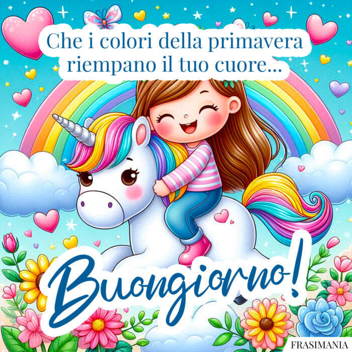 Che i colori della primavera riempano il tuo cuore… Buongiorno!